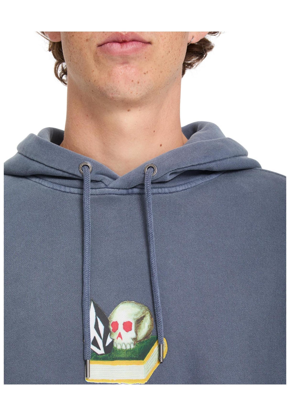Volcom Boiler Hoodie stormblue – Detailansicht 1