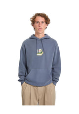 Volcom Boiler Hoodie stormblue – Rückenansicht