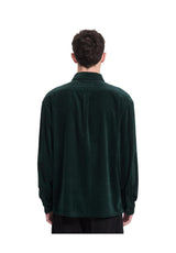 Volcom Fostered II Cord Hemd-Langarm scarab – Rückenansicht