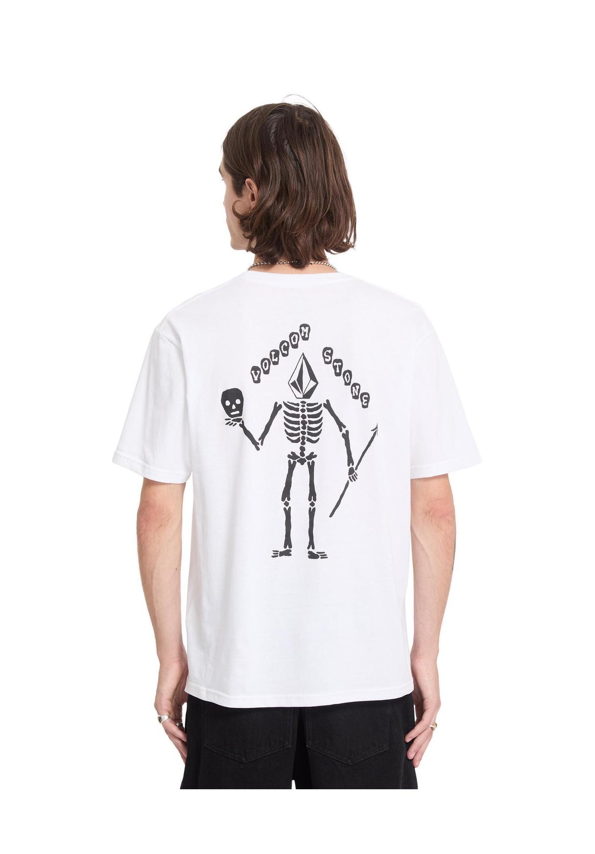 Volcom Felix Skull T-Shirt white – Rückenansicht