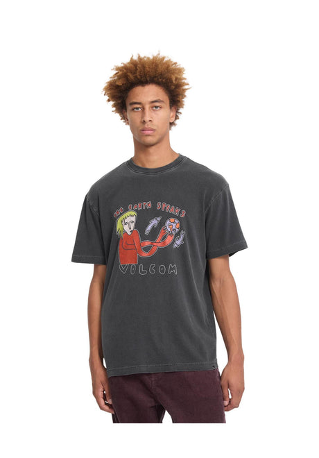 Volcom Earth Speaks T-Shirt black – Vorderansicht