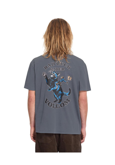 Volcom Bad Luck T-Shirt stormblue – Rückenansicht