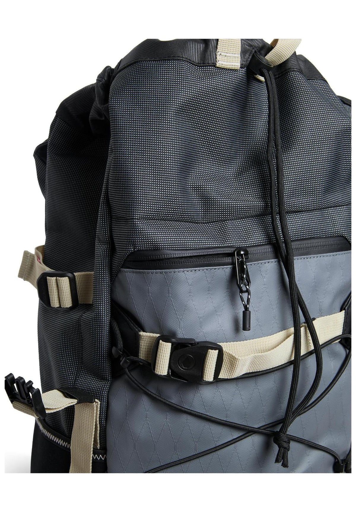 Volcom Peakstone Mountain Rucksack grey – Detailansicht 2