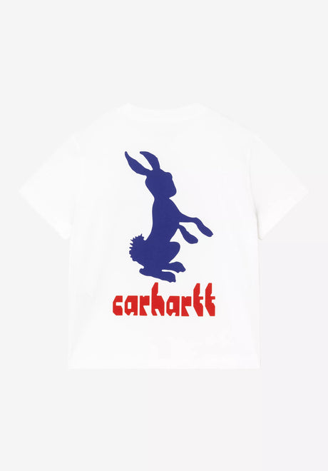 Carhartt WIP W' Framework T-Shirt white – Vorderansicht