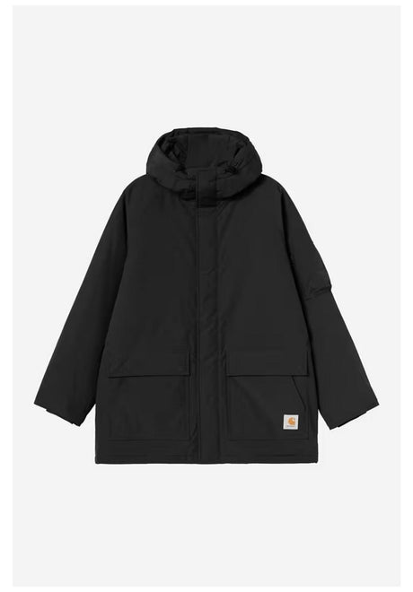 Stanwood Parka black Vorderansicht