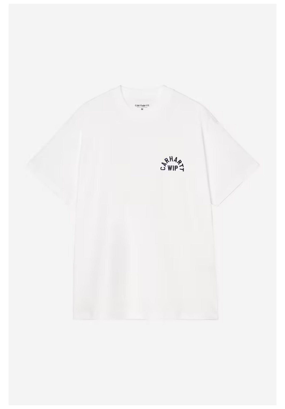 Carhartt WIP Arch Script T-Shirt white-darknavy – Rückenansicht