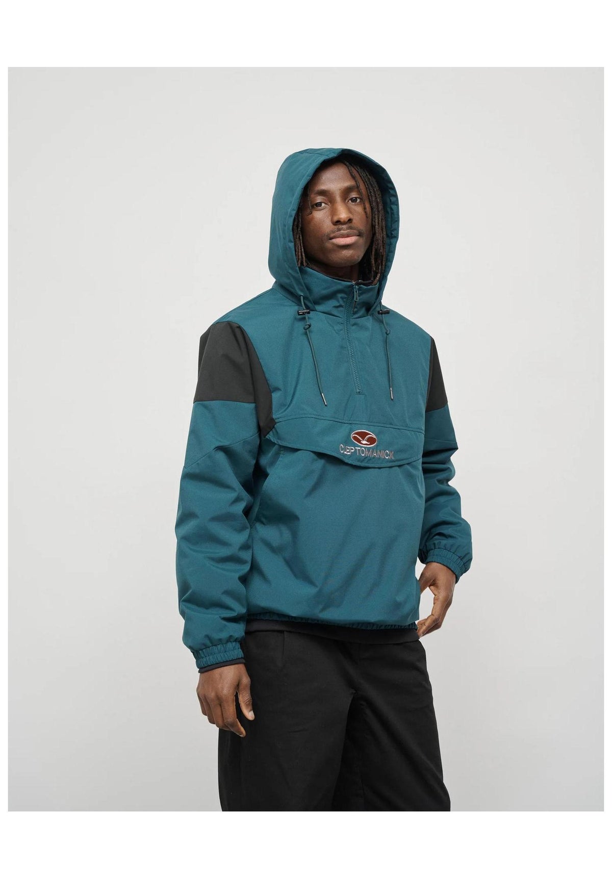 Cleptomanicx CityHHooded Übergangsjacke darksea – Detailansicht 1