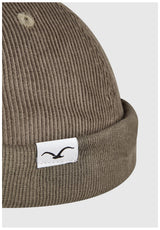 Cleptomanicx Brimless Cord Cap bungeecord – Rückenansicht