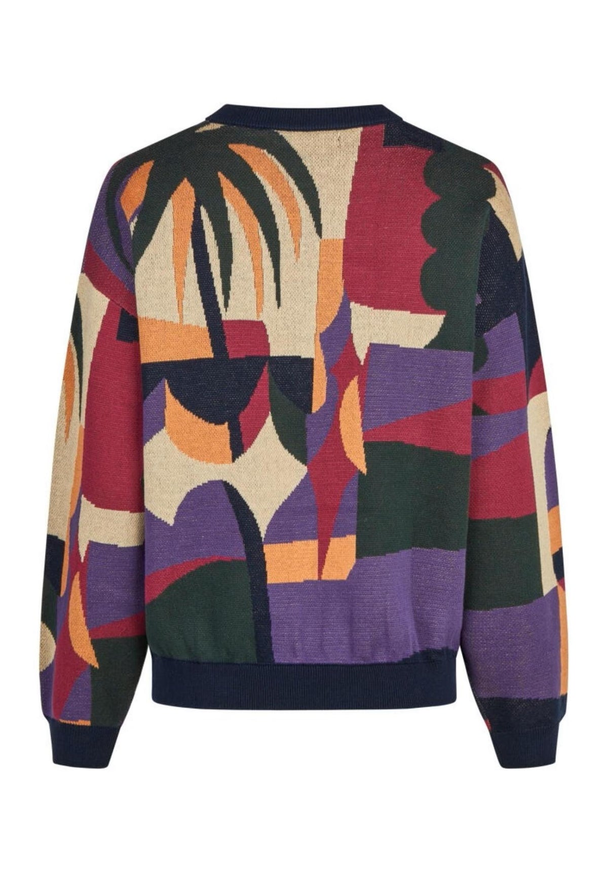 iriedaily Rudy 2.0 Strickpullover nightsky – Rückenansicht