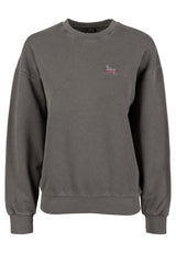 iriedaily Vancy Vint Crewneck Sweatshirt offblack – Vorderansicht