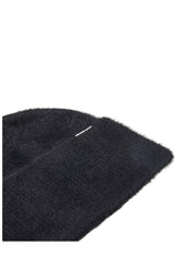 iriedaily Fuzzy Feather Mütze black – Rückenansicht