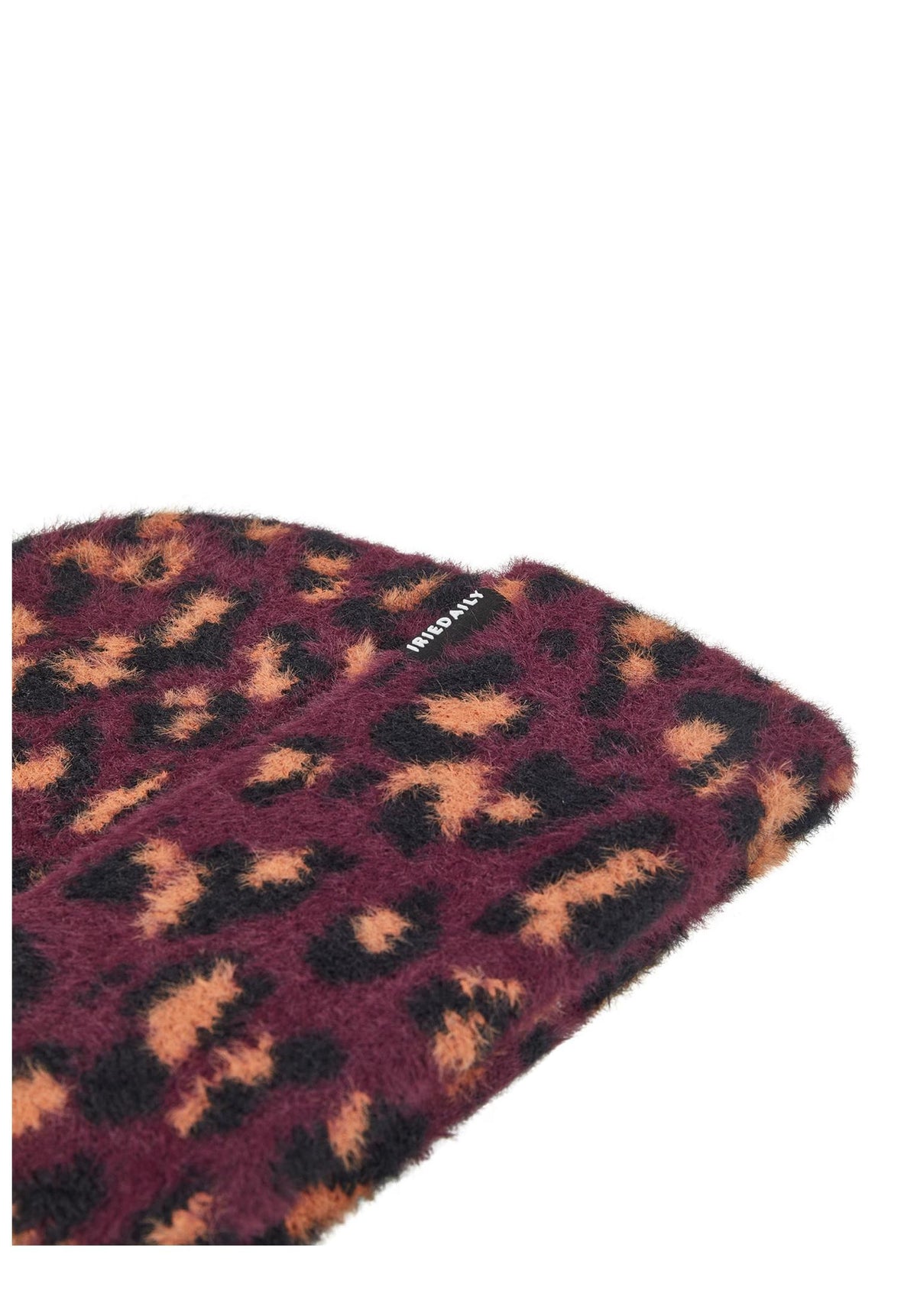 iriedaily Fuzzy Feather Mütze leobrown – Rückenansicht