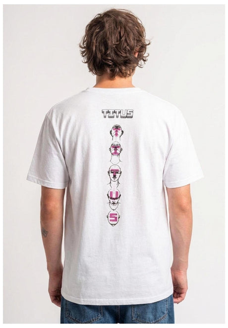 TITUS TITUS x Stinky Wetsuits T-Shirt white – Rückenansicht