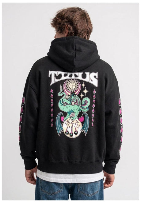 TITUS TITUS x Stinky Wetsuits Hoodie black – Rückenansicht
