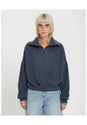 Reetrocity Quarter Zip stormblue Vorderansicht