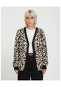 Tigardi Cardigan animalprint Vorderansicht