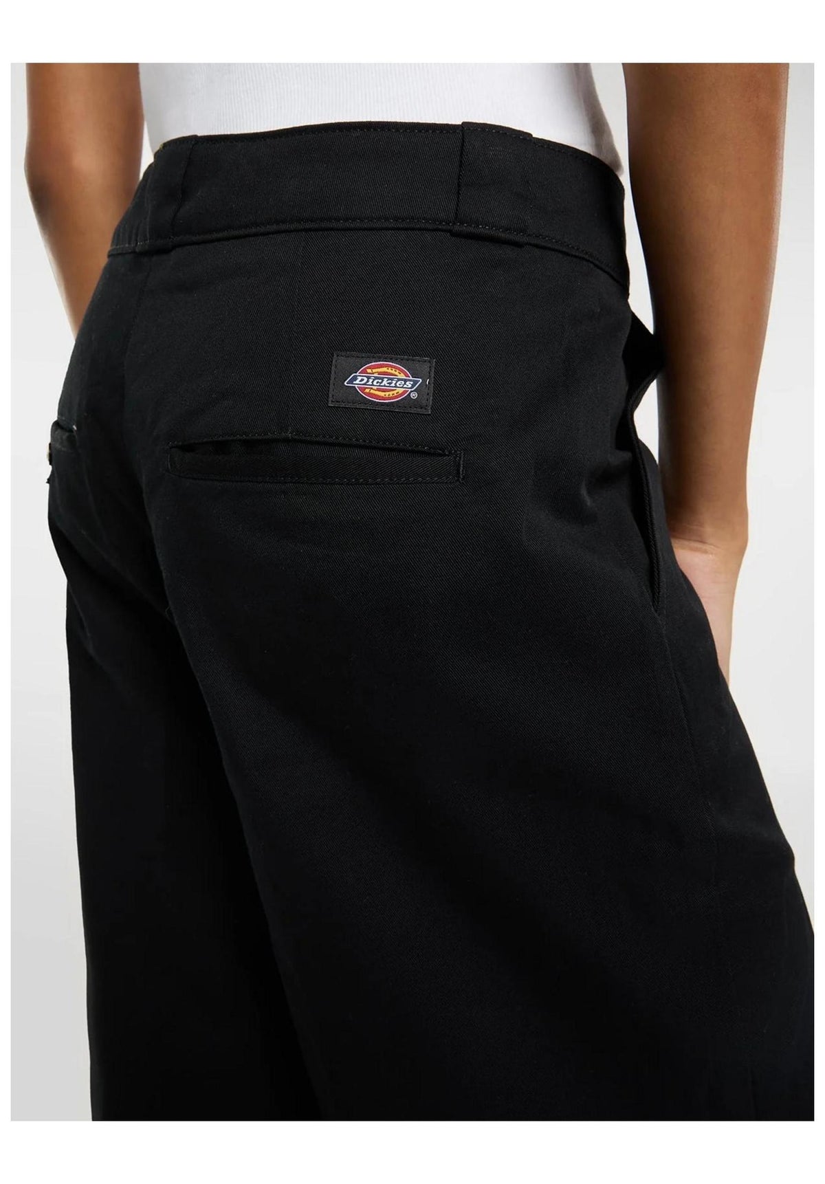 Dickies 247 Wide Leg Chino- / Stoffhose black – Rückenansicht