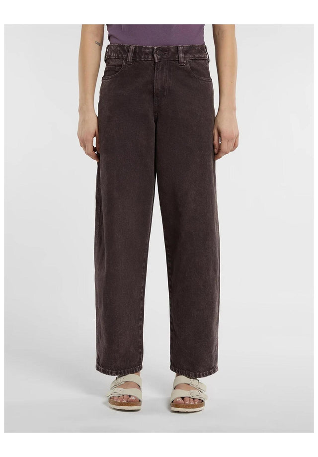 957 Loose Tapered Work Jeans darkbrown Vorderansicht