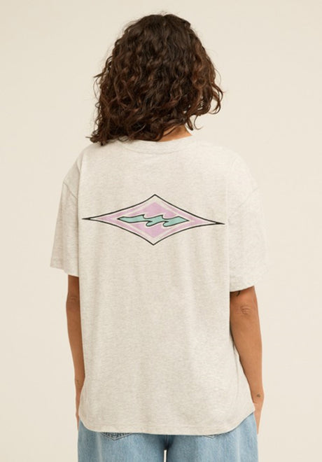 Billabong Heritage Backer T-Shirt greyheather – Rückenansicht