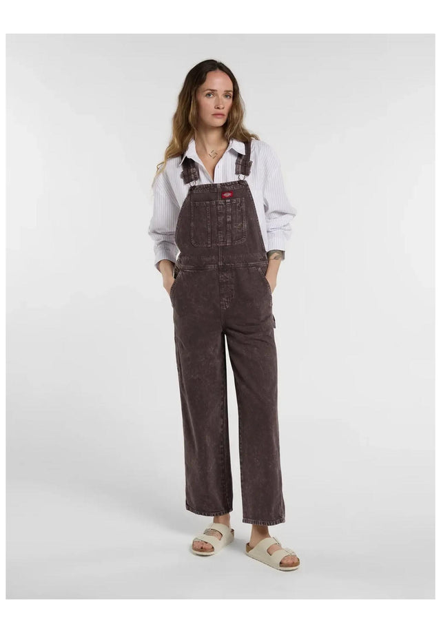 Classic Denim Bib vintageviolet Vorderansicht