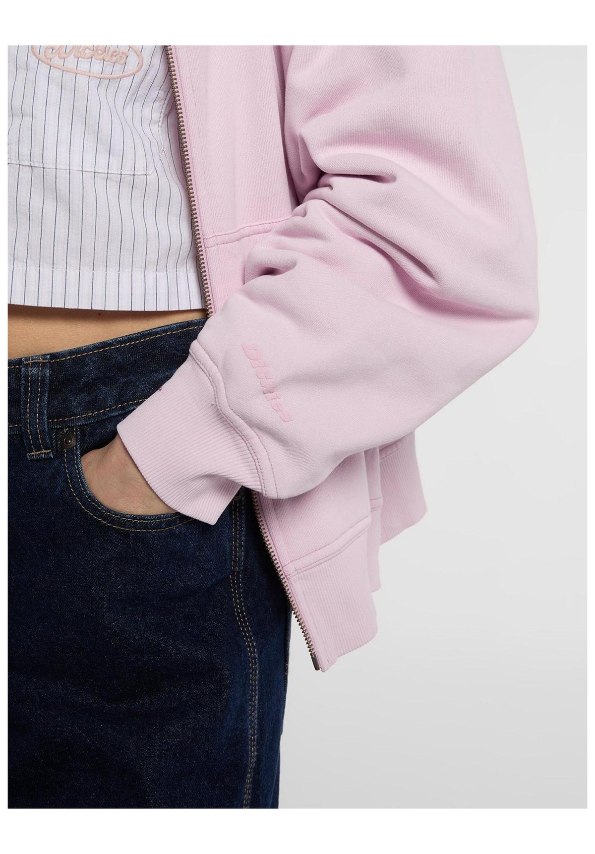 Dickies Sutcliffe Cropped Zip Hoodie Zip-Hoodie fragrantlilac – Detailansicht 2