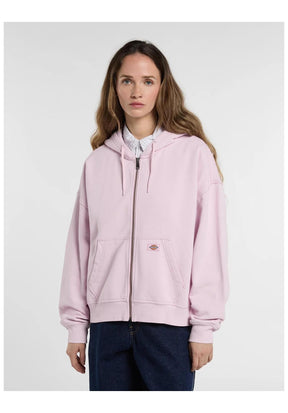 Sutcliffe Cropped Zip Hoodie fragrantlilac Vorderansicht