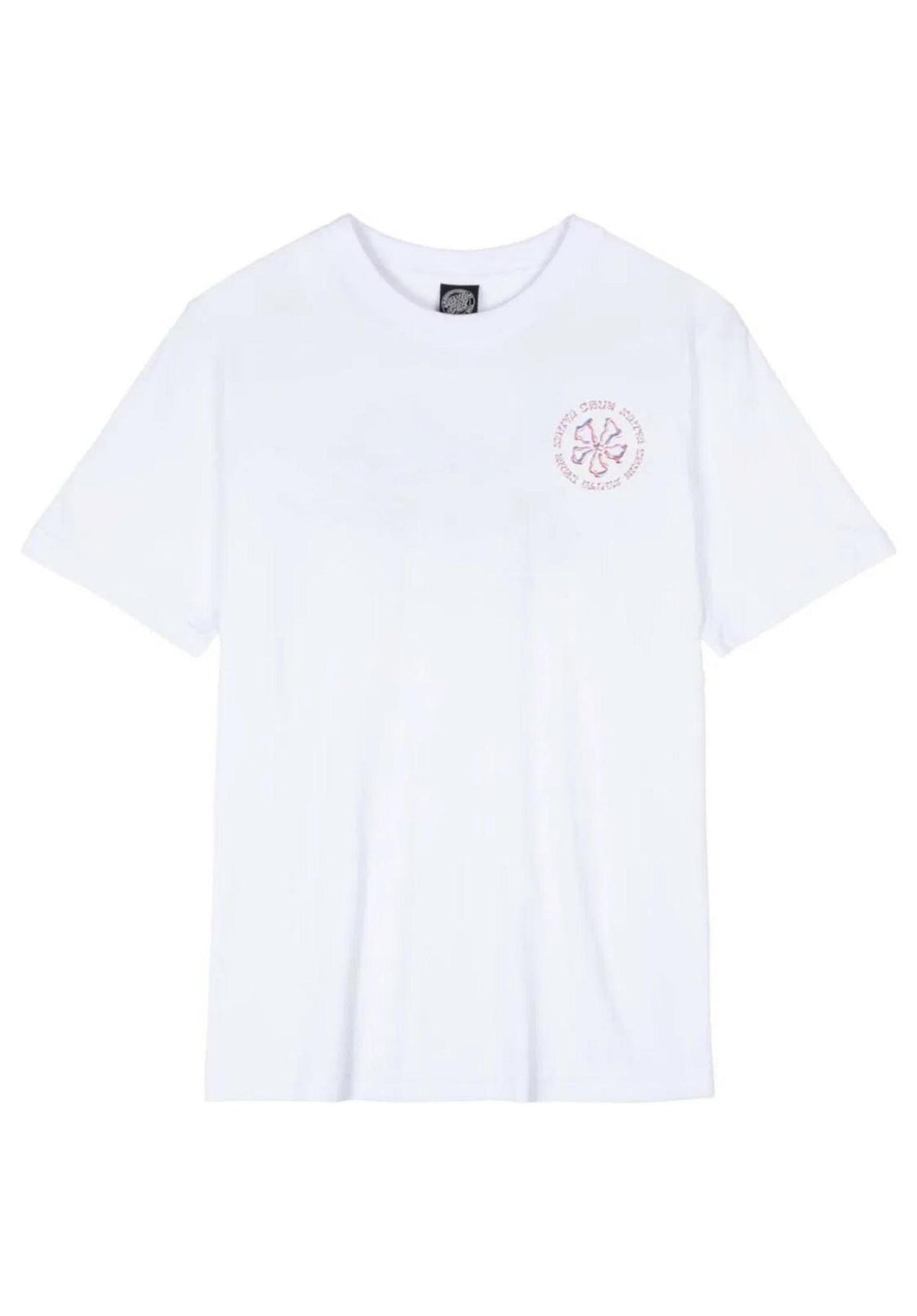 Santa-Cruz Chromed Ringed Flower T-Shirt white – Rückenansicht