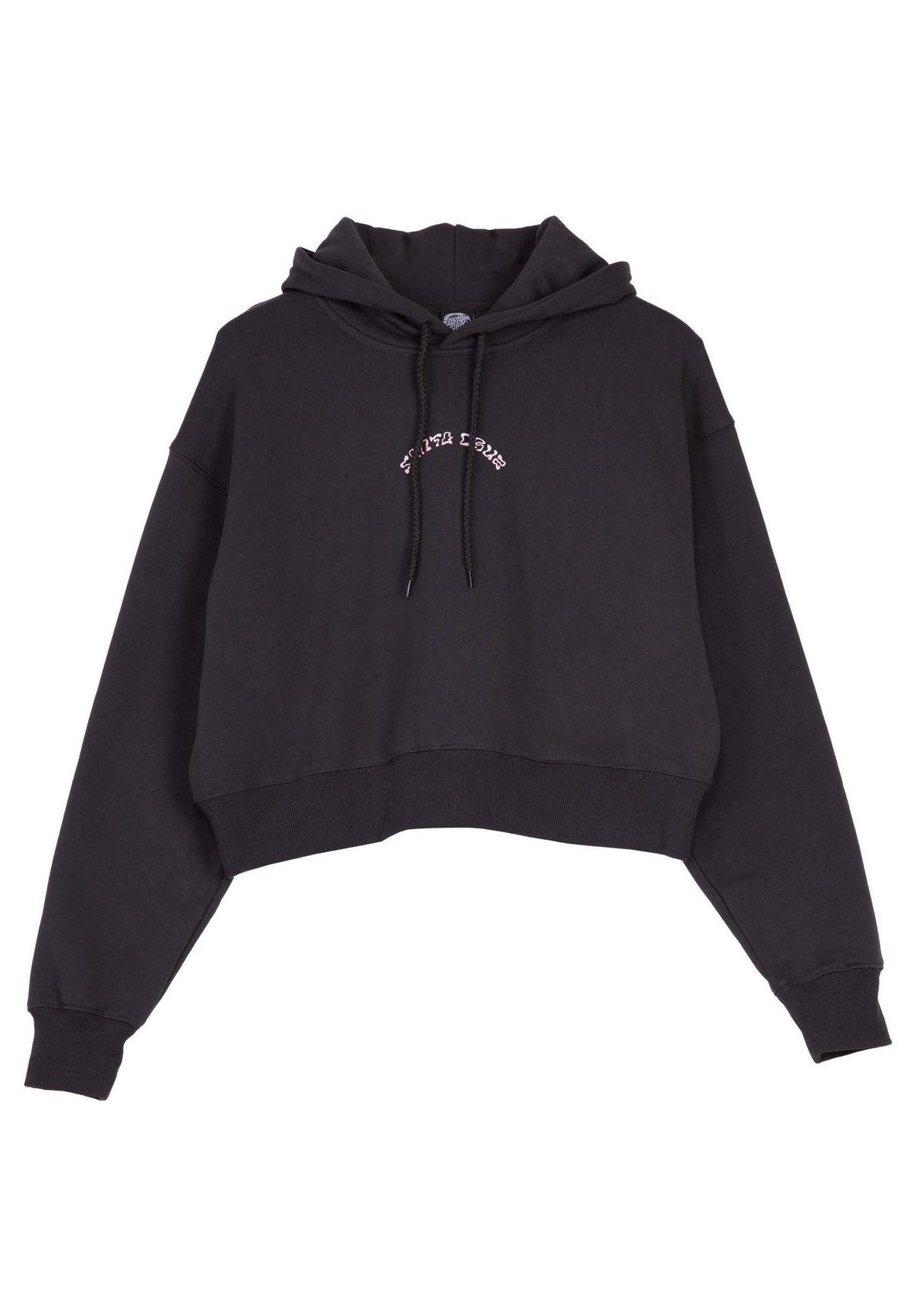 Santa-Cruz Chrome Flower Stack Hoodie blackwash – Rückenansicht