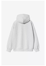 Carhartt WIP WIP Sweat Jacket Zip-Hoodie ashheatherstonewashed – Rückenansicht