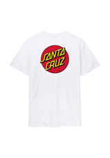 Santa-Cruz Classic Dot Chest SP26 T-Shirt white – Vorderansicht