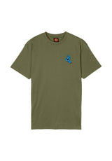 Santa-Cruz Screaming Hand Chest T-Shirt deepolive – Rückenansicht