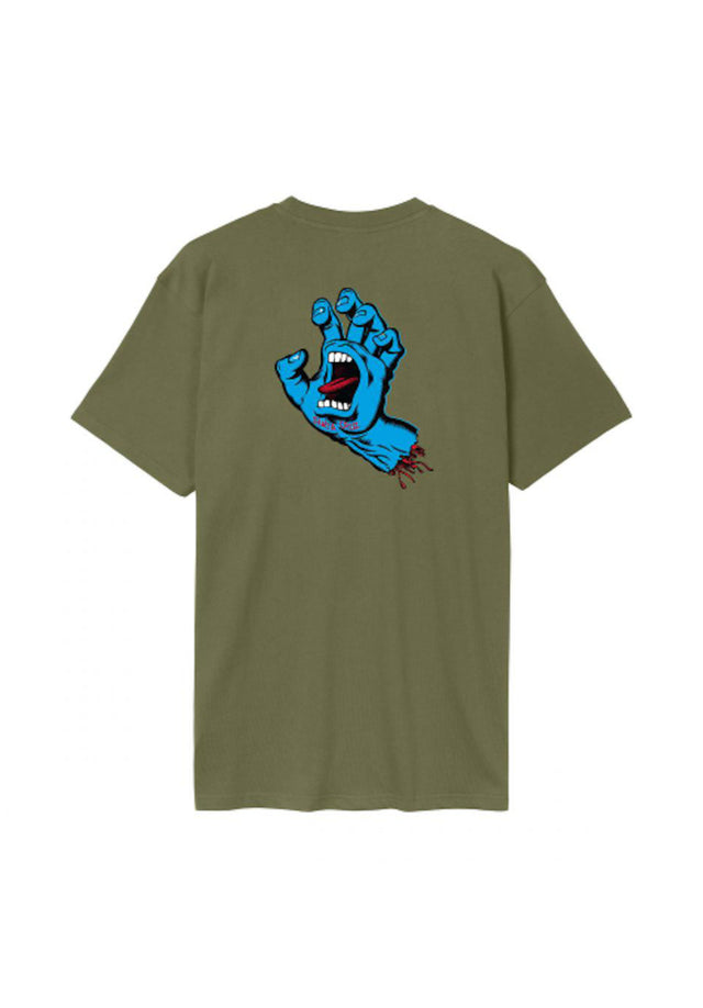 Screaming Hand Chest deepolive Vorderansicht