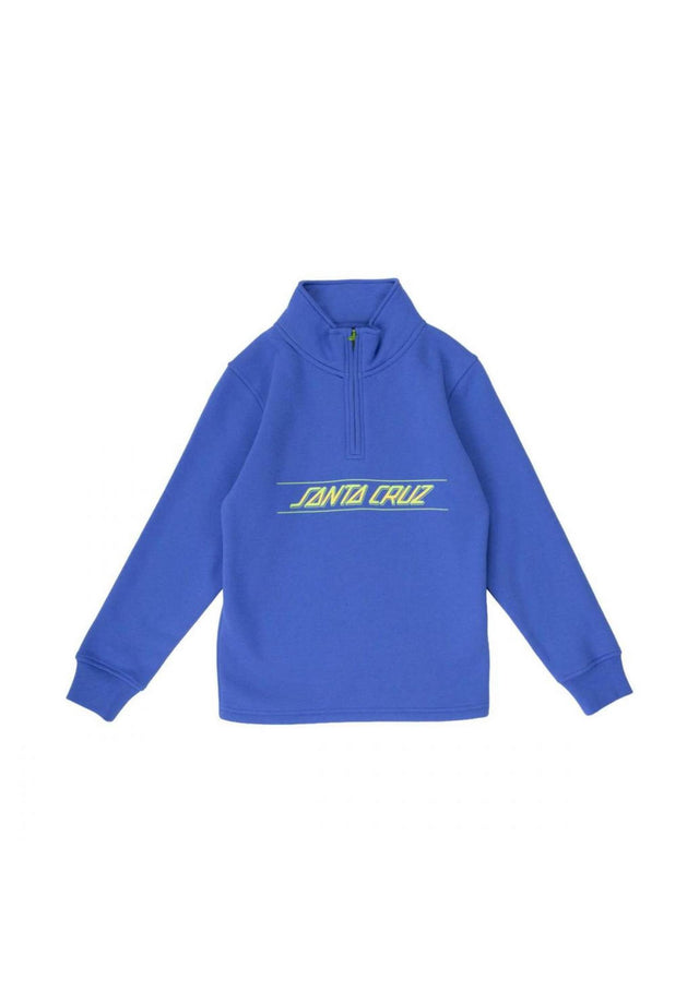 Youth Classic Fade 1/4 Zip sapphire Vorderansicht