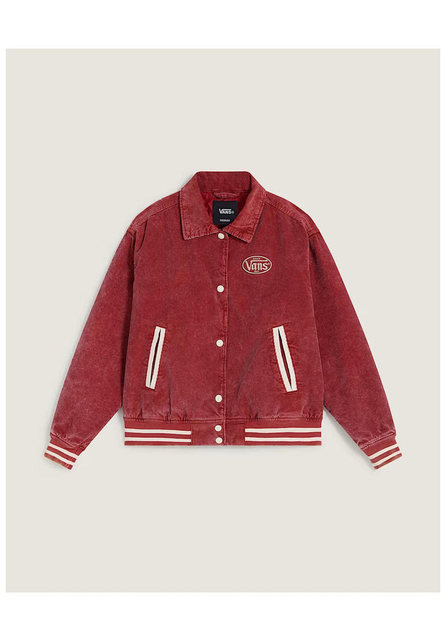 Milliken Varsity Jacket poppyember Vorderansicht