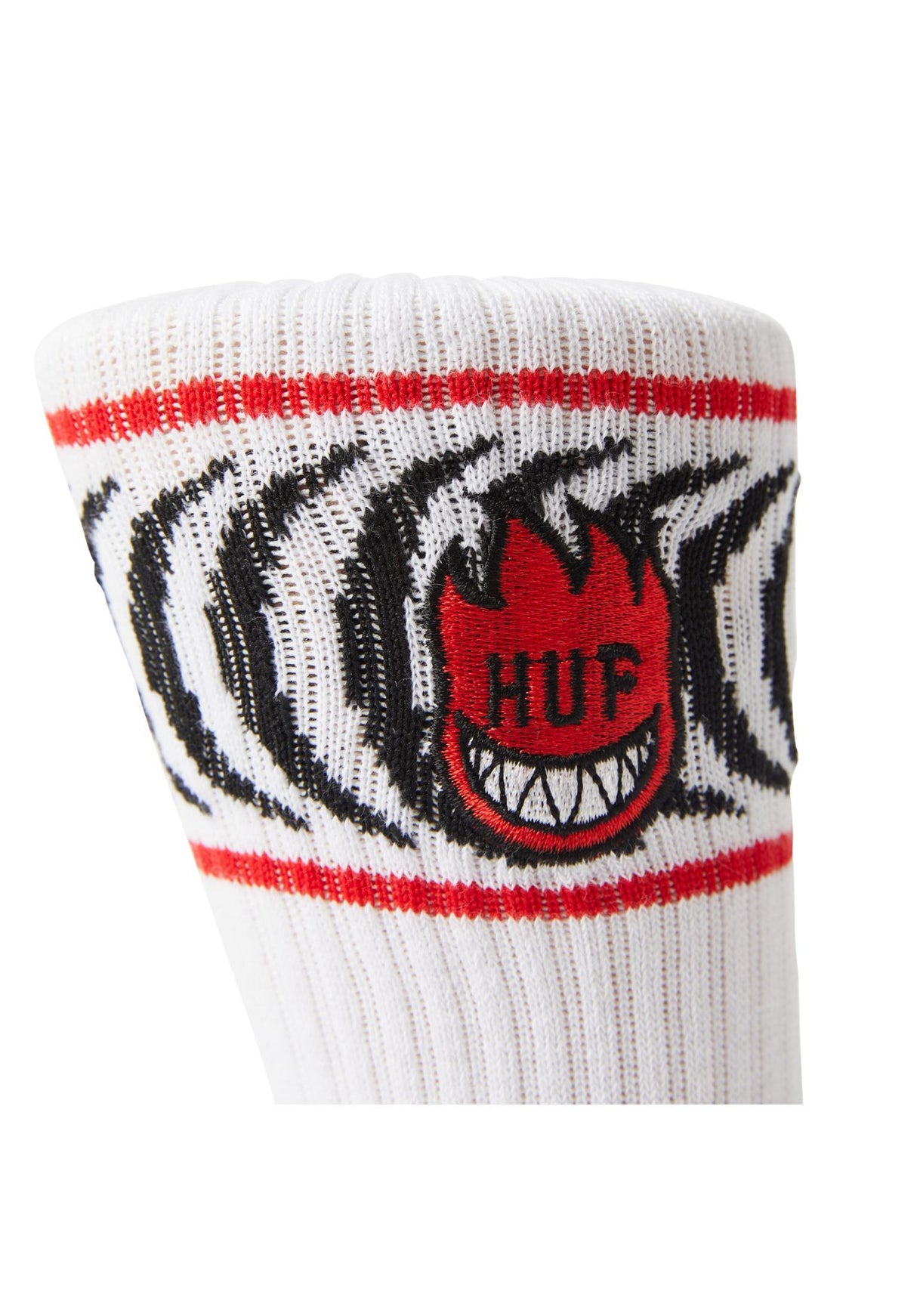 x Spitfire Spiral Sock white Rueckenansicht