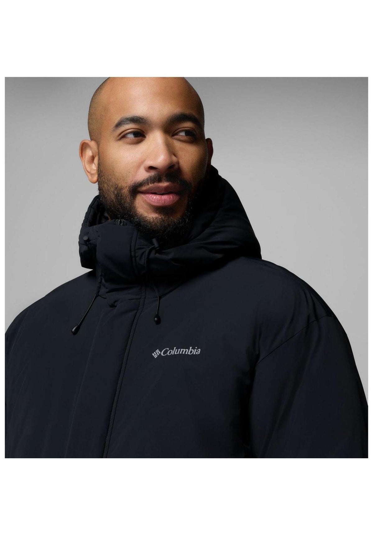 Columbia Street Heights Winterjacke black – Rückenansicht