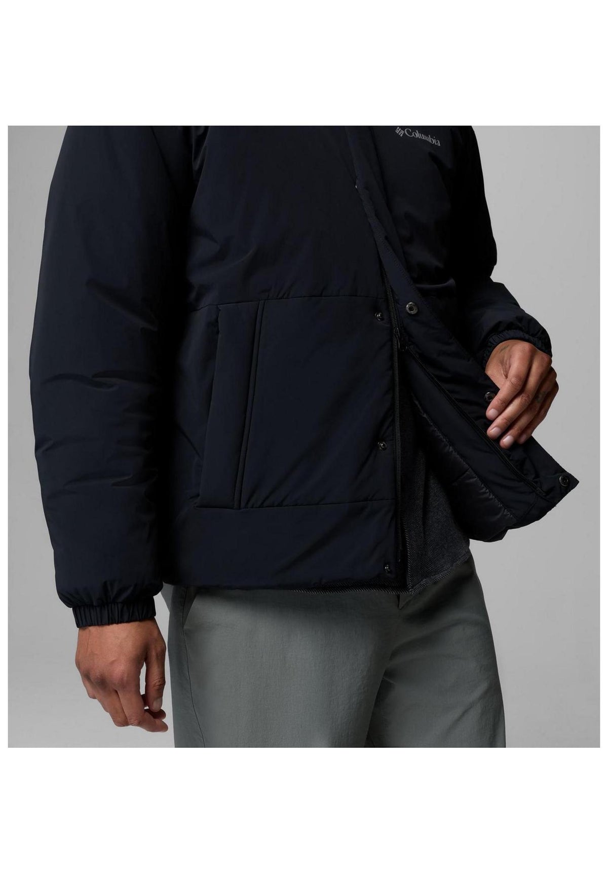 Columbia Street Heights Winterjacke black – Seitenansicht