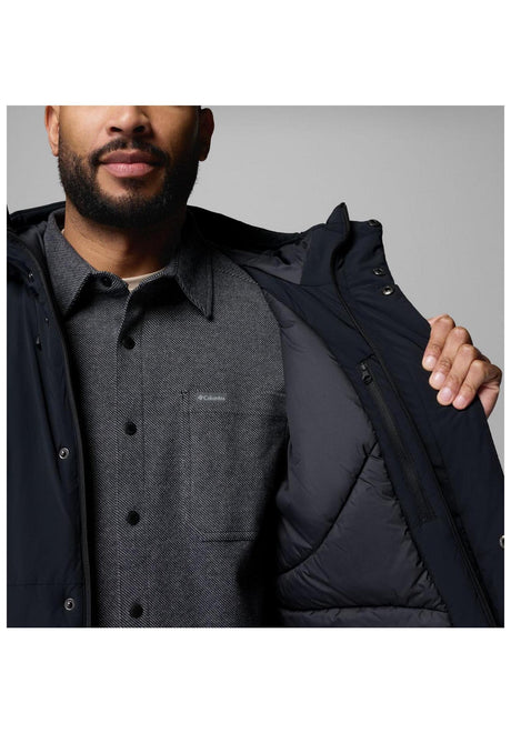 Columbia Street Heights Winterjacke black – Unteransicht