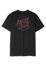 Santa-Cruz Scourge Dot T-Shirt black – Vorderansicht
