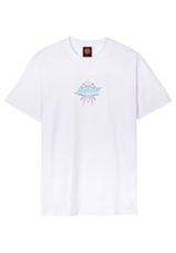 Santa-Cruz Meek Pinstripe Slasher T-Shirt white – Rückenansicht