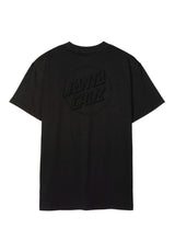 Santa-Cruz Tonal Opus Dot Stripe T-Shirt black – Vorderansicht