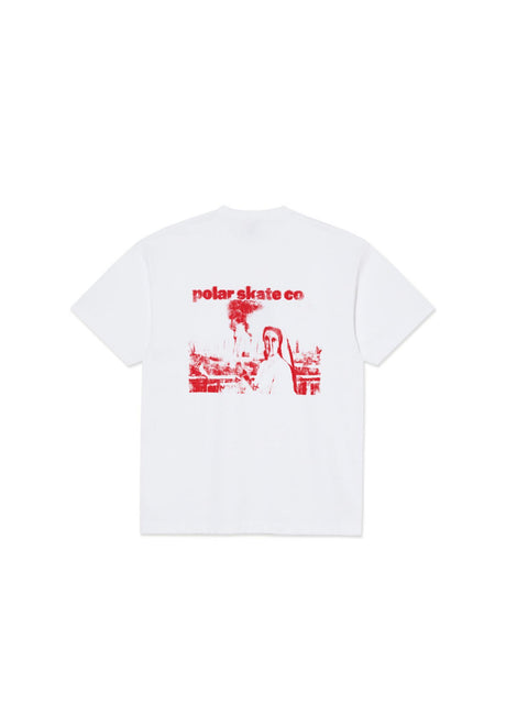 Polar Skate Co Apocalypse Nun T-Shirt white – Vorderansicht