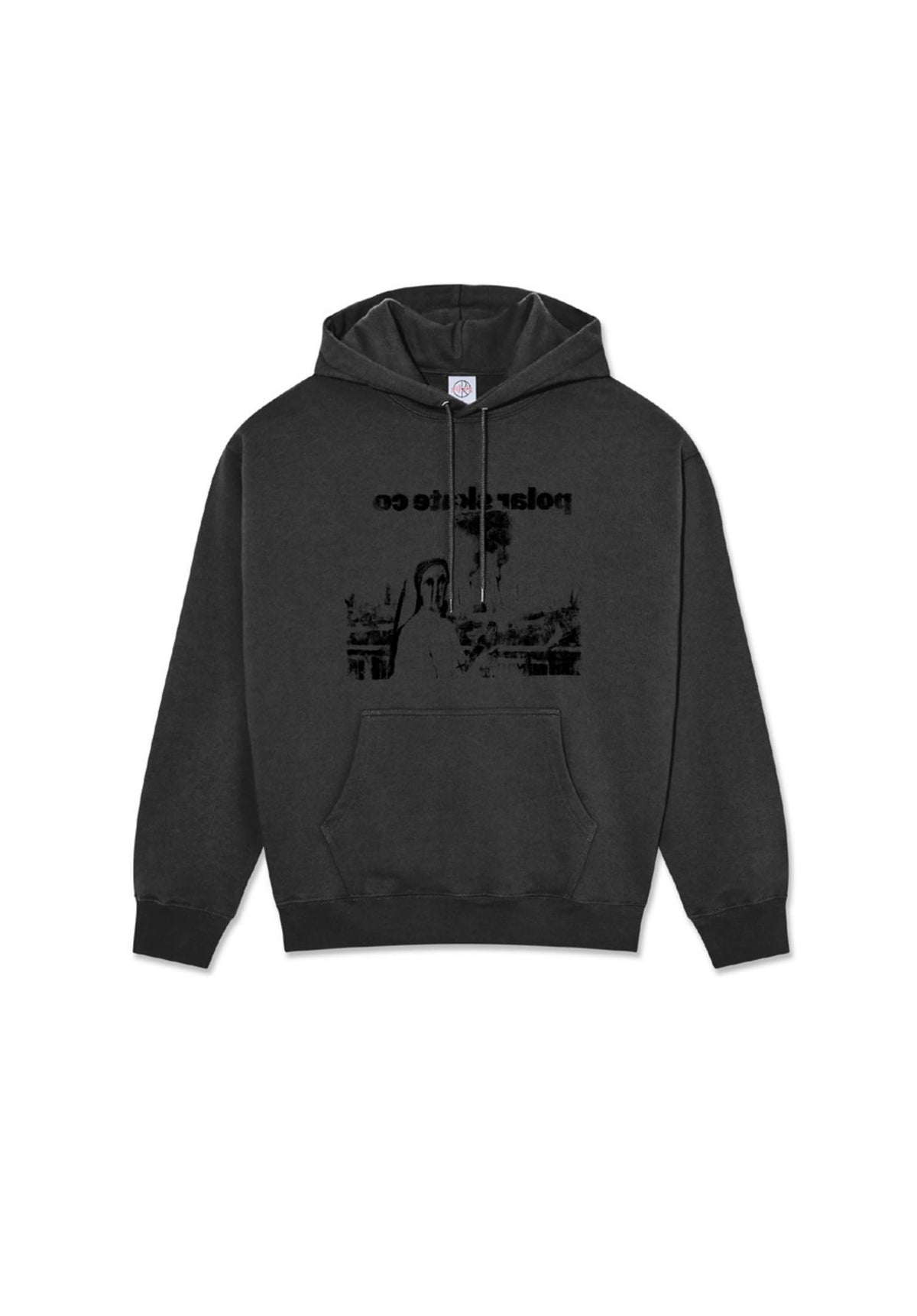 Polar Skate Co Dave Apocalypse Nun Hoodie dirtyblack – Rückenansicht