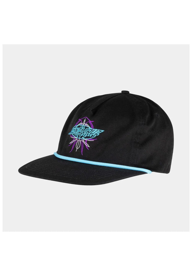 Pinstripe Snapback black Vorderansicht