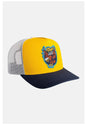 Trucker yellow-navy Vorderansicht