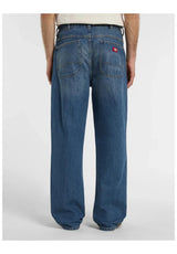 Dickies Springerville Baggy Jeans midblue-fadewash – Vorderansicht