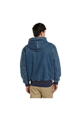 Dickies Hilham Lined Winterjacke midblue-fadewash – Rückenansicht