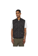 Dickies Quilted Weste black – Vorderansicht