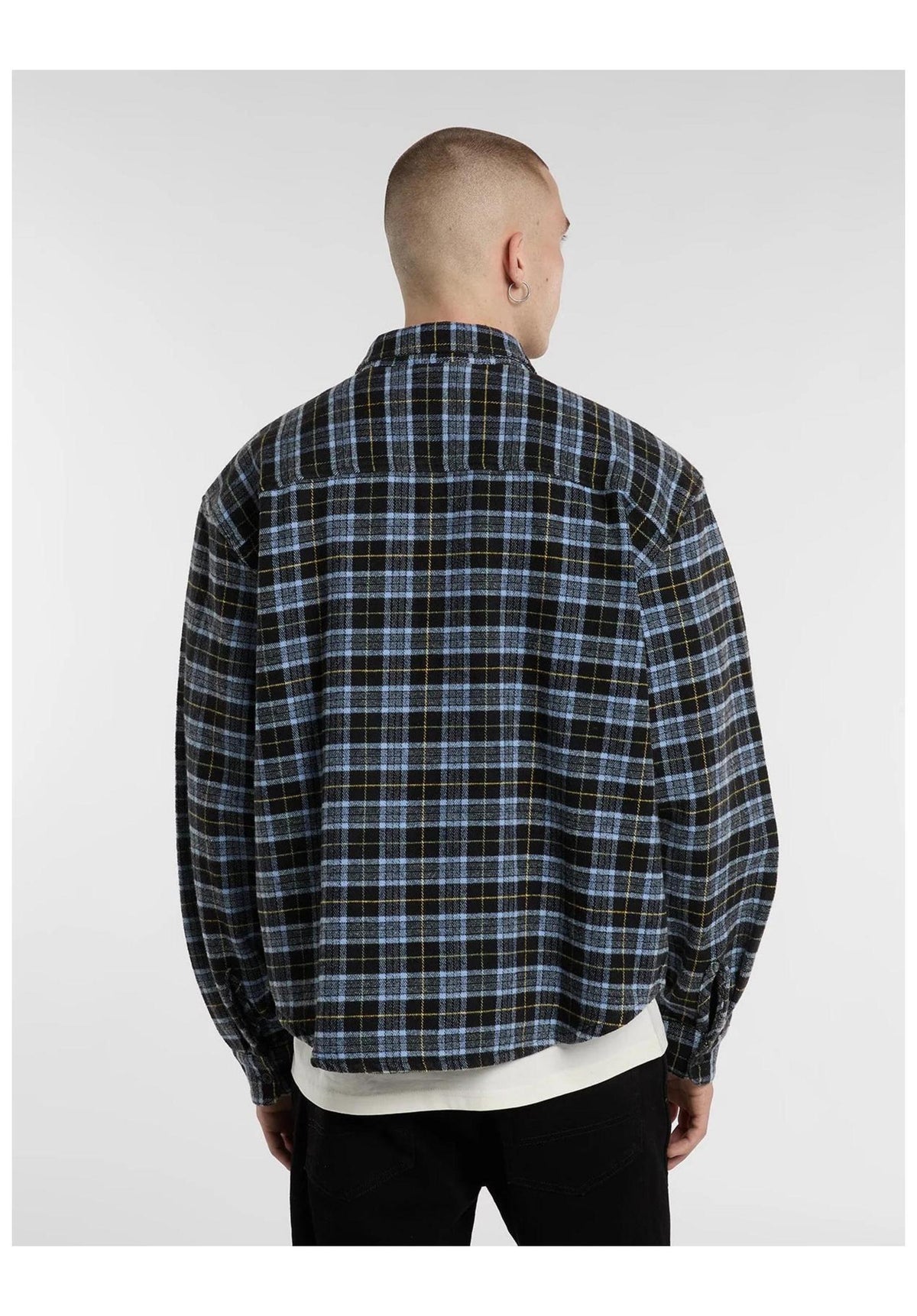 Dickies Dad Flannel T-Shirt black – Rückenansicht