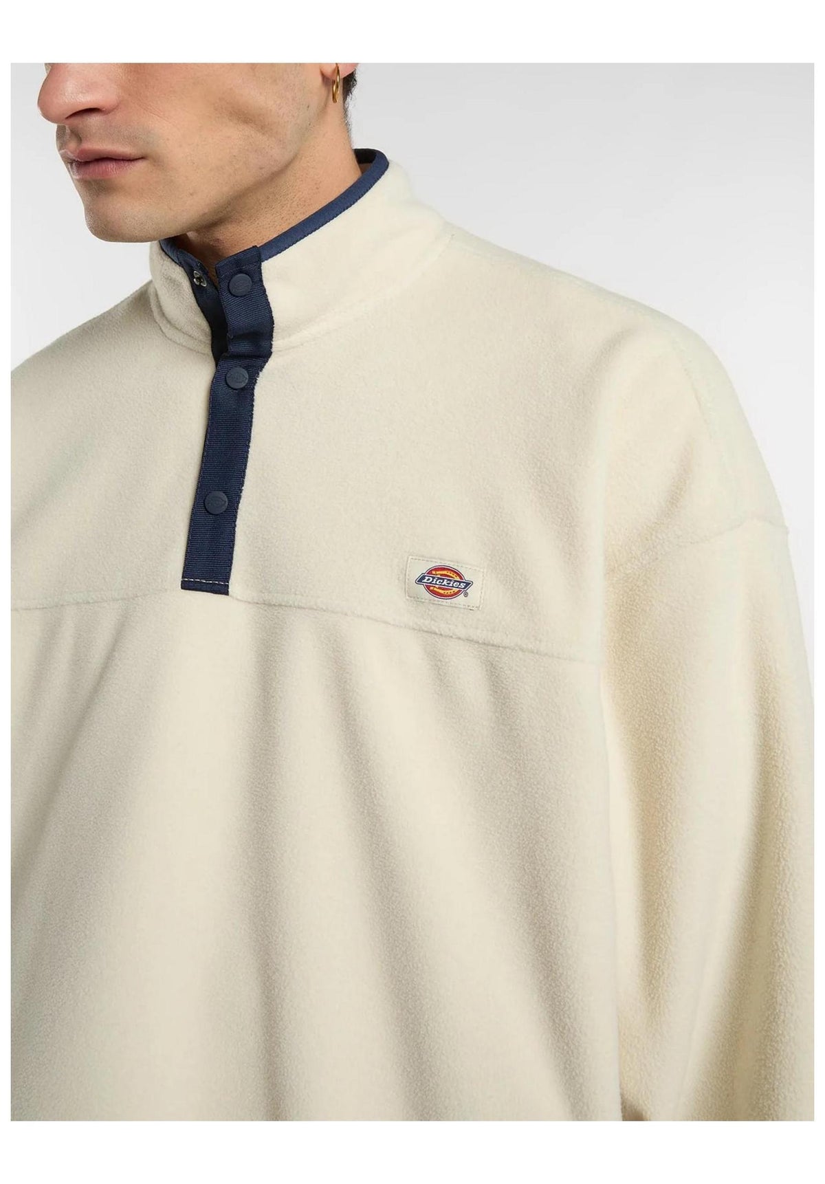 Dickies Leupp Sherpa Sweatshirt bone – Detailansicht 2